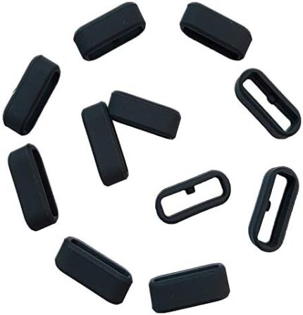 11 Pack Fastener Rings Compatible with Garmin Vivoactive 3 4/Fenix 7S 6S 5S/Forerunner 645 245 45 45s 55 158/Venu 2 Plus/Venu Sq/Vivomove HR/Vivosport Strap Loop Security Holder Keeper