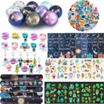 110-Pack Space Themed Party Favor Supplies,Space Party Decorations,Toys School Classroom Rewards,Carnival Prizes,Pinata Stuffing Gift Bags,Party Supplies,Easter Party,Favors Egg Fillers