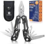 14-in-1 Multitool with Safety Locking, Professional Stainless Steel Multitool Pliers Pocket Knife, Bottle Opener, Screwdriver with Nylon Sheath ，Apply to Survival,Camping, Hunting and Hiking