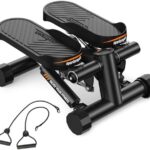 Sportsroyals Stair Stepper for Exercises-Twist Stepper with Resistance Bands and 330lbs Weight Capacity