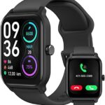 Smart Watch for Men Women with Bluetooth Call, Alexa Built-in1.8 DIY Dial with Blood Oxygen Heart Rate Sleep Fitness Tracker Notification Weather 100 Sport Modes Smartwatch for Android iOS Phone