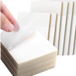 50pcs Transparent Notes with Scrapes Stickers Simple and High-Value Note Paper for Student Office Stationery