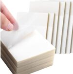 50pcs Transparent Notes with Scrapes Stickers Simple and High-Value Note Paper for Student Office Stationery