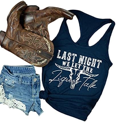 AEARGIV Womens Somebody's Problem Tank Tops Country Music Tees Western Cowboy Cowgirl Shirt…