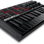 AKAI Professional MPK Mini MK3 - 25 Key USB MIDI Keyboard Controller With 8 Backlit Drum Pads, 8 Knobs and Music Production Software included (Black)