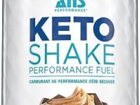 ANS Performance Keto Shake - Low Carb Shake - Gluten Free - Delicious Taste - Healthy Fats - Ready To Mix Drink - 14 Servings, Chocolate Peanut Butter