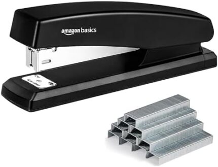 Amazon Basics Office Stapler with 1000 Staples - Black