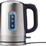 Amazon Basics Stainless Steel Portable Electric Hot Water Kettle - 1 Liter, Silver