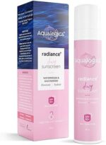 Aqualogica Radiance+ Dewy Sunscreen SPF 50 PA+++ 50g - With Watermelon & Niacinamide for Radiant Skin - Deep Moisturization, Protects from UVA/B for Men & Women