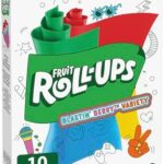 BETTY CROCKER FRUIT ROLLUPS Berry Fruit Flavoured Snacks, Pack of 10 Rolls