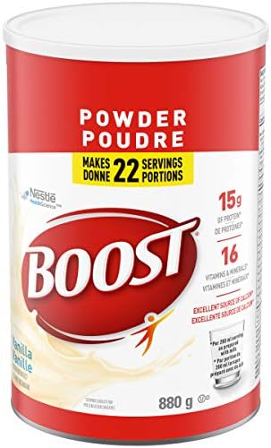 Boost Powder- Vanilla Instant Breakfast Drink Mix, 880 g Canister