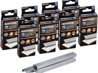 Bostitch Office Standard Staples, 1/4" Length, Full Strip Staples, 5000 Per Box, 8-Pack