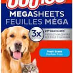 Bounce Dryer Sheets, Pet Hair and Lint Guard, Mega Size, Fresh Scent, 60 Count