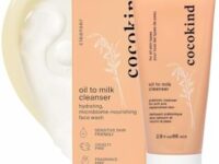 Cocokind Oil to Milk Face Wash, Oil Based Cleanser and Oil Makeup Remover - Cleansing Oil, Cleansing Milk and Cream Cleanser, Oil Cleanser for Face