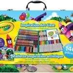 Crayola Inspiration Art Case; 140 Art Supplies, Crayons, Gift for Boys and Girls, Kids, Adults, Ages 3,4, 5, 6, and Up, Arts and Crafts, Colored Pencils, Washable Markers, Paper, Portable Case, Back to school, School supplies, Gifting