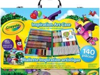 Crayola Inspiration Art Case; 140 Art Supplies, Crayons, Gift for Boys and Girls, Kids, Adults, Ages 3,4, 5, 6, and Up, Arts and Crafts, Colored Pencils, Washable Markers, Paper, Portable Case, Back to school, School supplies, Gifting