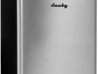 Danby DAR026A2BSLDB 2.6 Cu.Ft. Mini Fridge, Free-Standing All Fridge for Bedroom, Living Room, Kitchen, Dorm