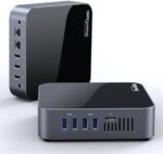 DreamQuest N95 Mini PC (up to 3.4GHz) 16GB RAM 512GB M.2 SSDMini Desktop Computer Windows 11 Pro Preinstalled, Gigabit Ethernet, 4K UHD, Dual Wi-Fi, BT 4.2 Home/Business Compact Mini Computers