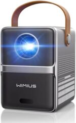 [Electric Focus] Mini Projector with 5G WiFi and Bluetooth, WiMiUS 1080P Portable Projecteur, Outdoor Movie Projector, 300" Screen, Home Theater Projector Compatible with iOS/Android/TV Stick/HDMI/PS5