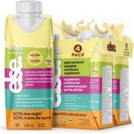 Else Nutrition Kids Complete Nutrition Drink, for Ages 2+ with Essential Amino Acids, Vitamins & Minerals, Less Sugar, Convenient Ready to Drink, Vanilla, 4 Pack