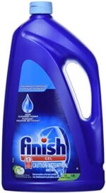 Finish Gel Dishwasher Detergent, 2 in 1, Green Apple, 1.6L