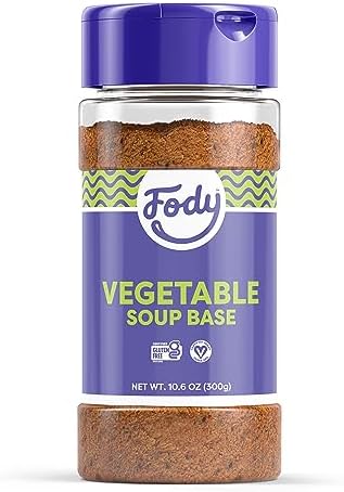 Fody Foods Vegetable Soup Base | Natural Flavor | Low FODMAP Certified | Gut Friendly No Onion No Garlic | IBS Friendly Kitchen Staple, Sensitive Recipe | Gluten Free Lactose Free | 10.6 Ounce