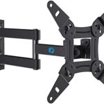 Full Motion TV Monitor Wall Mount Bracket Articulating Arms Swivels Tilts Extension Rotation for Most 13-42 Inch LED LCD Flat Curved Screen TVs & Monitors, Max VESA 200x200mm up to 44lbs by Pipishell