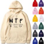 GJPRXCx Womens Oversized Hoodies Fleece Sweatshirts Funny Letter Print Long Sleeve Sweaters Pullover Fall Clothes with Pocket