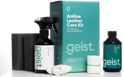 Geist. Aniline Leather Care | for Aniline & semi-Aniline Furniture, Jacket, Bag and Accessories (Care Kit)