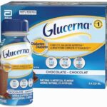 Glucerna Nutritional Drink, Meal Replacement Shakes, Complete, Balanced Nutrition For People With Diabetes, Chocolate, 6 x 237-mL Bottles