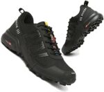 GoodValue Trail Running Shoes Men Waterproof Walking Hiking Running Shoes for Men Non-Slip All-Terrain Shoes