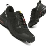 GoodValue Trail Running Shoes Men Waterproof Walking Hiking Running Shoes for Men Non-Slip All-Terrain Shoes