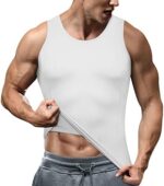 Gotoly Compression Shirt for Men Slimming Undershirt Body Shaper Tank Top for Gynomastica Sleeveless Shapewear Vest