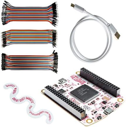 Great Scott Gadgets GreatFET One Bundle - Hi-Speed USB Peripheral, Logic Analyzer, Debugger and Development Board. Open Hardware. includes GreatFET One, Wiggler, USB Cable & 120 Prototyping Wires