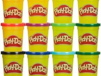 Hasbro Play-Doh Bulk 12-Pack of Non-Toxic Modeling Compound, 4-Ounce Cans, Winter Colors, 12 Pack