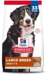 Hill's Science Diet Adult Large Breed Dry Dog Food, Lamb Meal & Brown Rice Recipe, 33 lb Bag