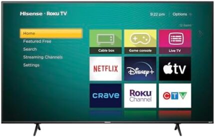 Hisense 65U6KR-65 Inch 4K ULED Roku Smart TV with Quantum Dot Technology