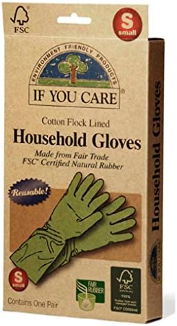 If You Care Fsc certified latex small gloves, 1 Count