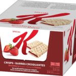 Kellogg's Special K Fruit Crisps, Strawberry Flavour Caddy, 24 bars, 2 bars per pouch