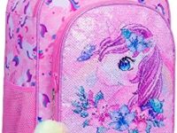 Kids Luggage for Girls, Unicorn Suitcase Rolling with Wheels，Travel Carry on for Children Toddler Elementary