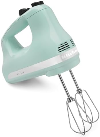 KitchenAid KHM512IC 5-Speed Ultra Power Hand Mixer, Ice Blue, 1