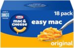 Kraft Easy Mac Original Macaroni and Cheese Dinner 18 Microwaveable Single Serve Packets