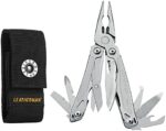 LEATHERMAN, Wingman Multitool with Spring-Action Pliers and Scissors, Stainless Steel with Nylon Sheath