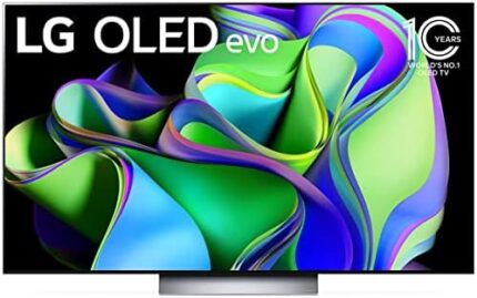 LG C3 OLED evo 55-Inch 4K Smart TV - AI-Powered, Alexa Built-in, Gaming, 120Hz Refresh, HDMI 2.1, FreeSync, G-sync, VRR, WebOS, Slim Design, Magic Remote Included, 55" Television (OLED55C3PUA, 2023)