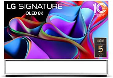 LG Z3 8K OLED 88 inch Smart TV, Cloud Gaming, Dolby Vision, Dolby Atmos, Brightness Booster Max, ThinQ AI, VRR, G-sync, Freesync, Hands-Free Voice Recognition, 88" Television (OLED88Z3PUA, 2023)