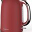 LONGDEEM Electric Kettle Quiet Stainless Steel Interior, Wide-Open Lid 1.7L 1500W Electric Tea Kettle, Easy to Clean, Non-BPA Kettle & Hot Water Kettle, Auto Shut-Off & Boil-Dry Protection, Red