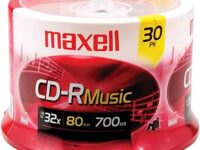 Maxell 30-Pack Music 80x / 700MB CDR Media for Audio 625335