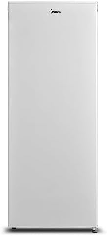 Midea MRU05M2AWW Upright Freezer, 5.3 Cubic Feet Freezer, for Kitchen Apartment Office Basement Or Dormitory, White