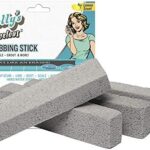 Molly's Marvelous Scrubbing Sticks, Pumice Stones for Tiles, Bathroom, Kitchen, and Hard Water, Household Cleaning Tool, 4pk