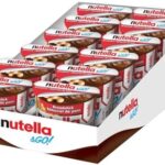 NUTELLA & GO! Snack Packs, Chocolate Hazelnut Spread with Breadsticks, Perfect Bulk Snacks for Kids, 52 Grams, Pack of 12